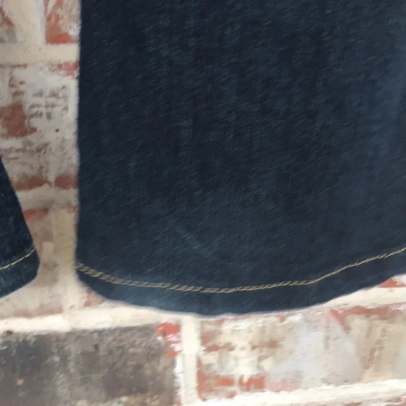 Paige Dark Wash HH Boot Denim Jeans - Picture 9 of 13